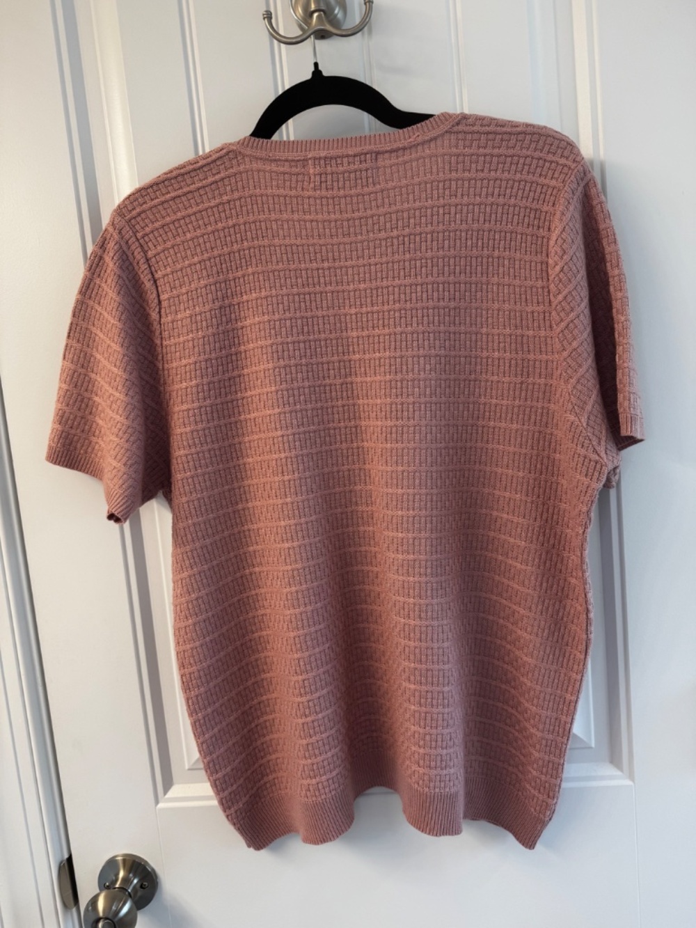 Alfred Dunner Textured Knit Sweater Top Pink Size Large - Picture 7 of 7